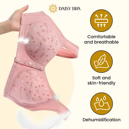 Daisy Bra - LAST DAY 80% OFF - Comfortable & Convenient Front Button Bra