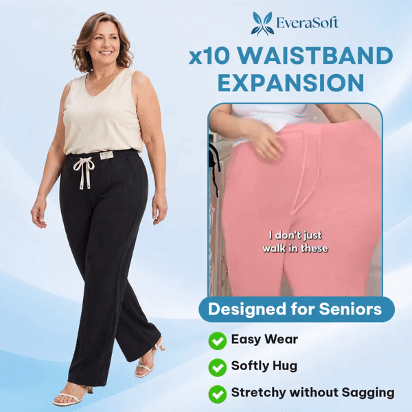 EveraSoft - LAST DAY 70% OFF - Women's Ultra Soft Perfect Drape Pull-On Pants