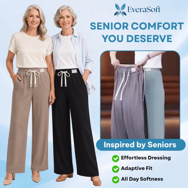 EveraSoft - LAST DAY 70% OFF - Women's Ultra Soft Perfect Drape Pull-On Pants