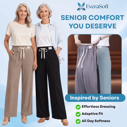 EveraSoft - LAST DAY 70% OFF - Women's Ultra Soft Perfect Drape Pull-On Pants