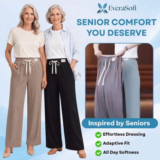 EveraSoft - LAST DAY 70% OFF - Women's Ultra Soft Perfect Drape Pull-On Pants