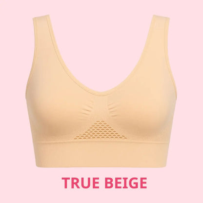 Hana Bra - Pure Cotton Buttonless Comfy Lifting Bra