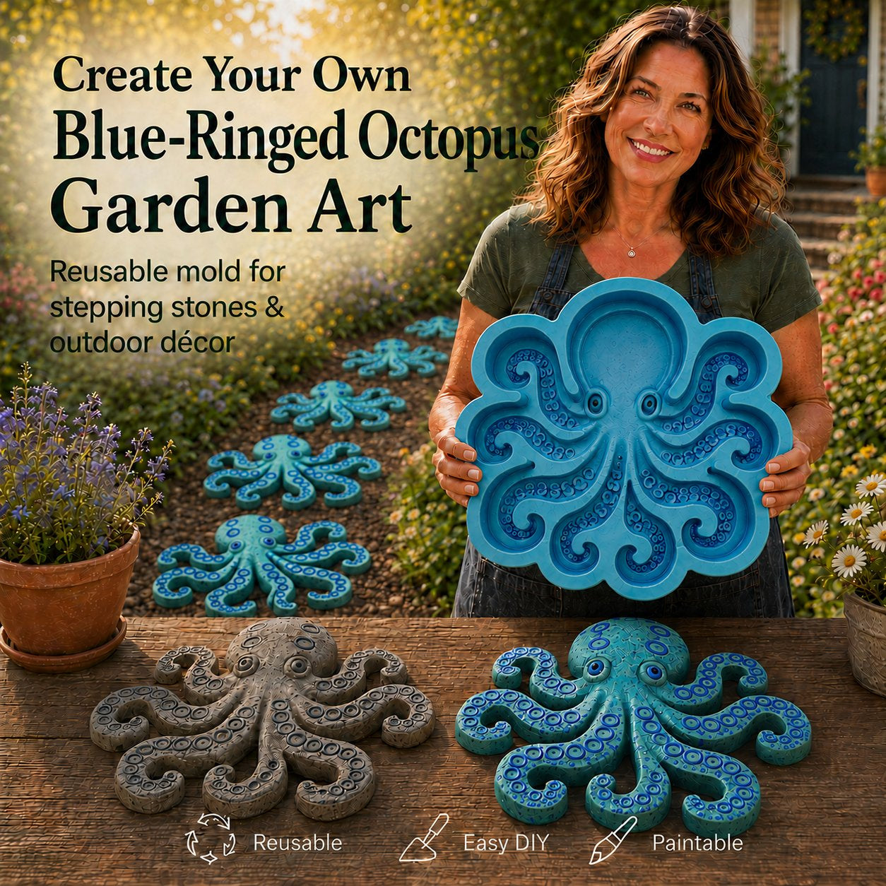 💥Last-Day Sale - Ocean Garden Art Mold