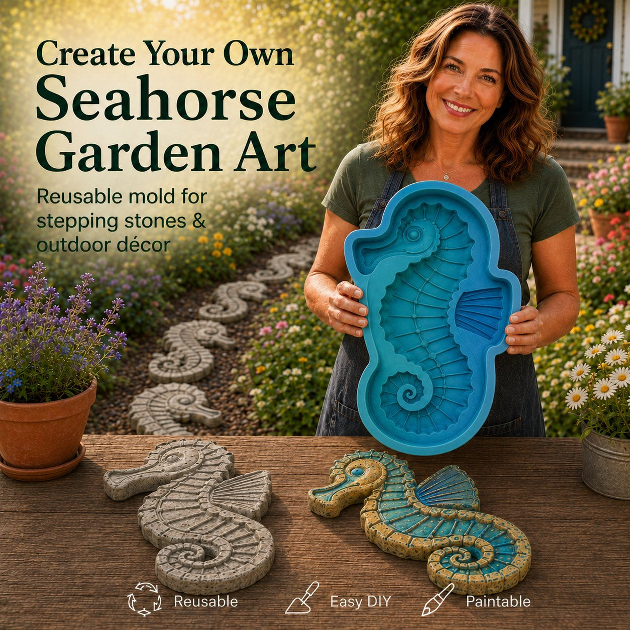 💥Last-Day Sale - Ocean Garden Art Mold