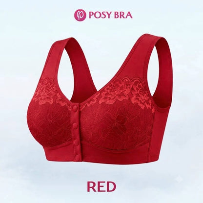 Posy Bra - Comfortable Front Closure Cotton Shaping Bra for Seniors