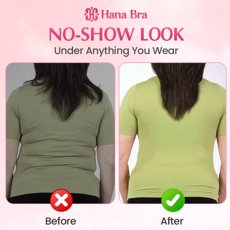 Hana Bra - Pure Cotton Buttonless Comfy Lifting Bra