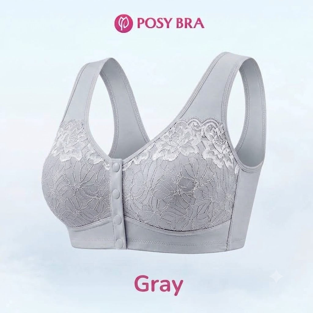 Posy Bra - Comfortable Front Closure Cotton Shaping Bra for Seniors