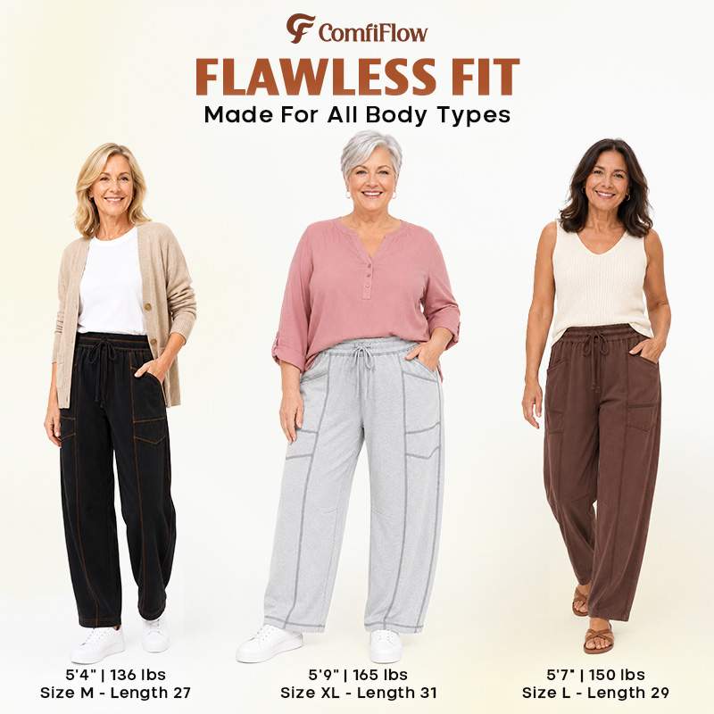 ComfiFlow - Women's Lightweight Soft Barrel Pants