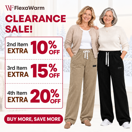 FlexaWarm - Cozy Stretch High-Waisted Corduroy Pants for Seniors