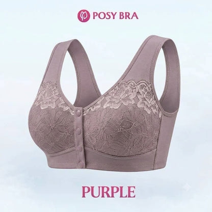 Posy Bra - Comfortable Front Closure Cotton Shaping Bra for Seniors