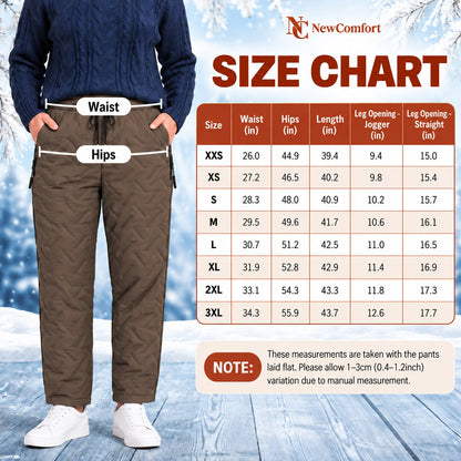 NewComfort - Fleece-Lined Waterproof Pants