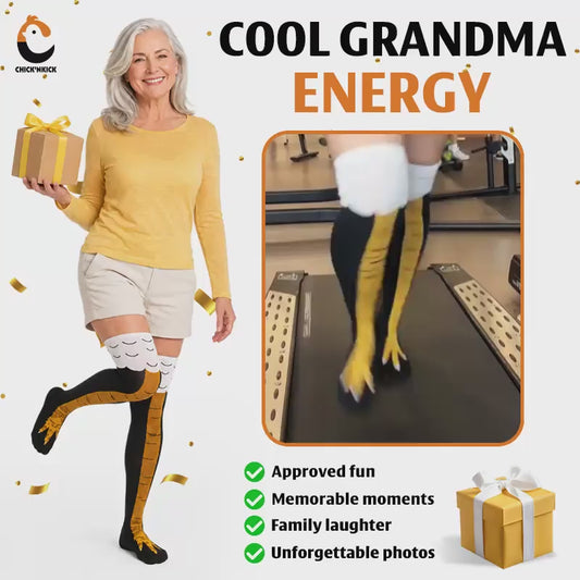 Chick'nKick - Funny Chicken Leg Socks