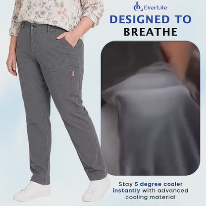 EverLite - 70% OFF – Women’s Stretch-Waist 6-Pocket Comfort Pants