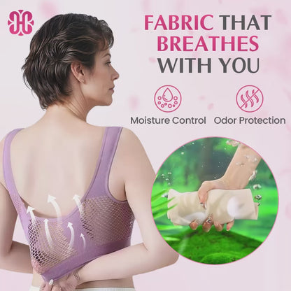Hana Bra - Pure Cotton Buttonless Comfy Lifting Bra
