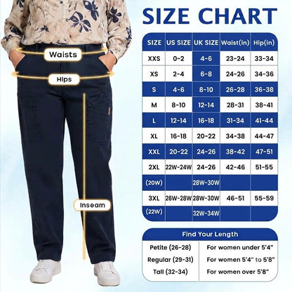 EverLite - 70% OFF – Women’s Stretch-Waist 6-Pocket Comfort Pants