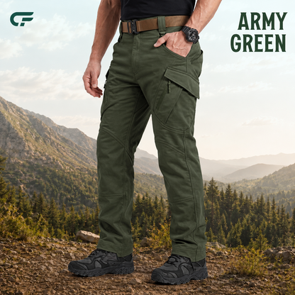 FlexCamo - Men's 9-Pocket Straight Fit Tactical Waterproof Pants