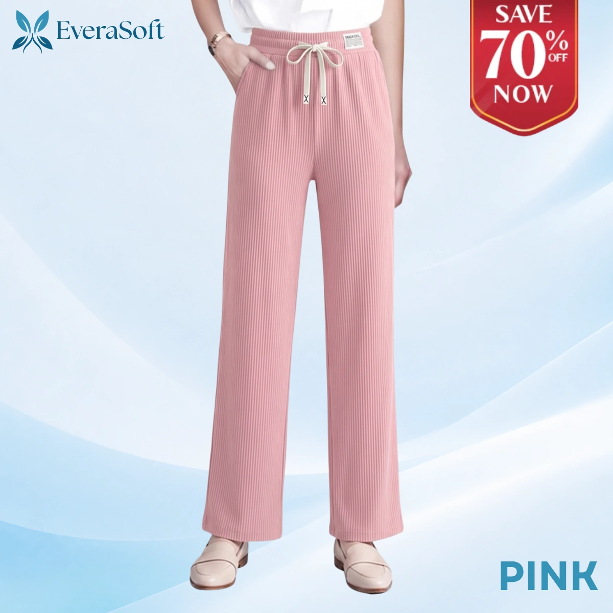 EveraSoft - LAST DAY 70% OFF - Women's Ultra Soft Perfect Drape Pull-On Pants
