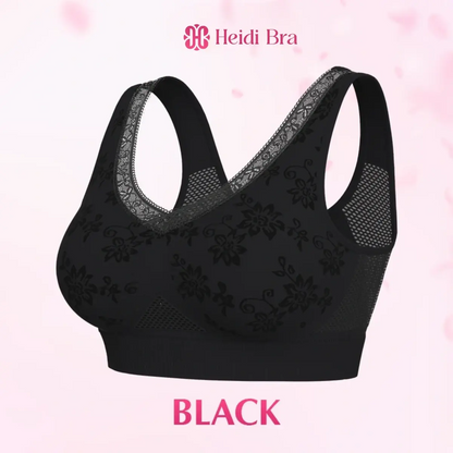 Heidi Bra - LAST DAY 70% OFF - Pure Cotton Buttonless Comfy Lifting Bra
