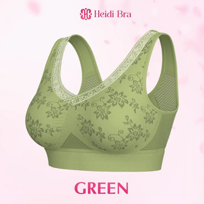 Heidi Bra - LAST DAY 70% OFF - Pure Cotton Buttonless Comfy Lifting Bra