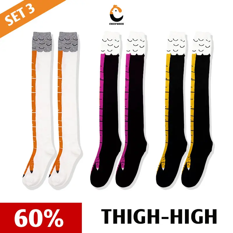 Chick'nKick - Funny Chicken Leg Socks