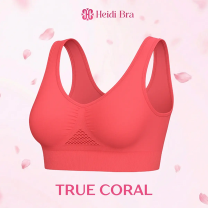 Heidi Bra - LAST DAY 70% OFF - Pure Cotton Buttonless Comfy Lifting Bra