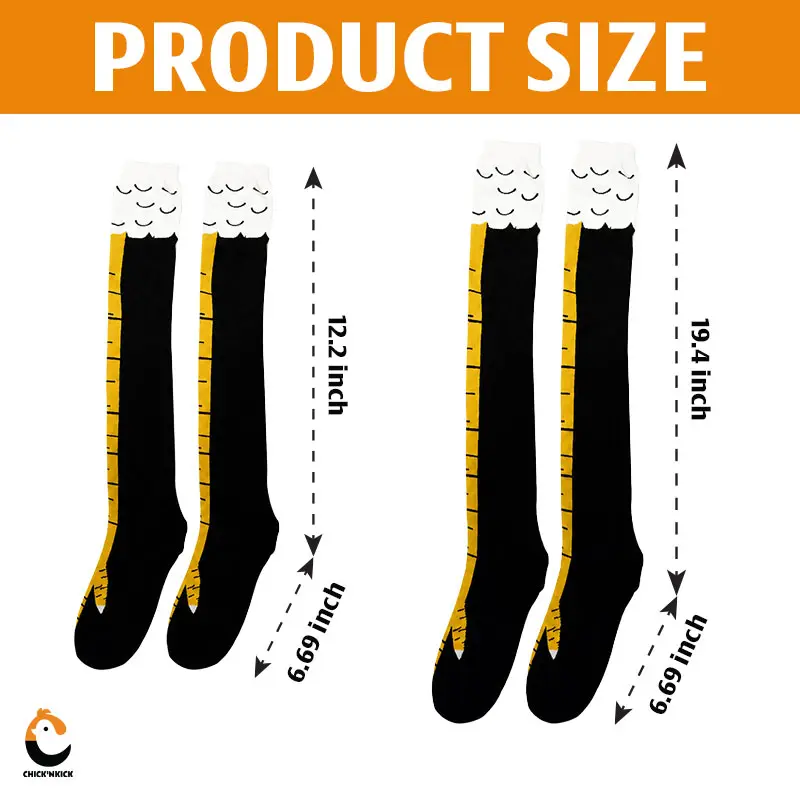 Chick'nKick - Funny Chicken Leg Socks