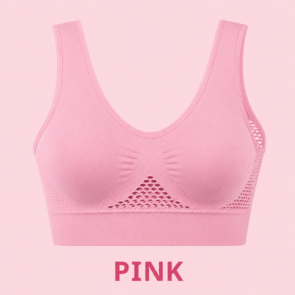 Hana Bra - Pure Cotton Buttonless Comfy Lifting Bra