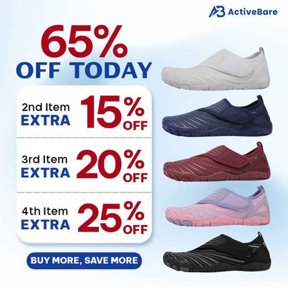 ActiveBare - Wide Toe Box Waterproof Barefoot Shoes For Seniors