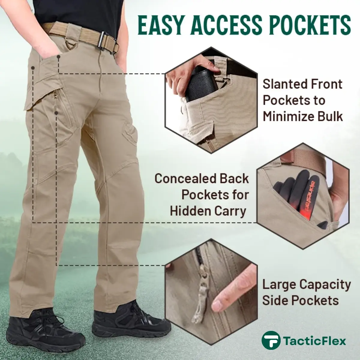 TacticFlex - LAST DAY 70% OFF - Tactical Waterproof Pants
