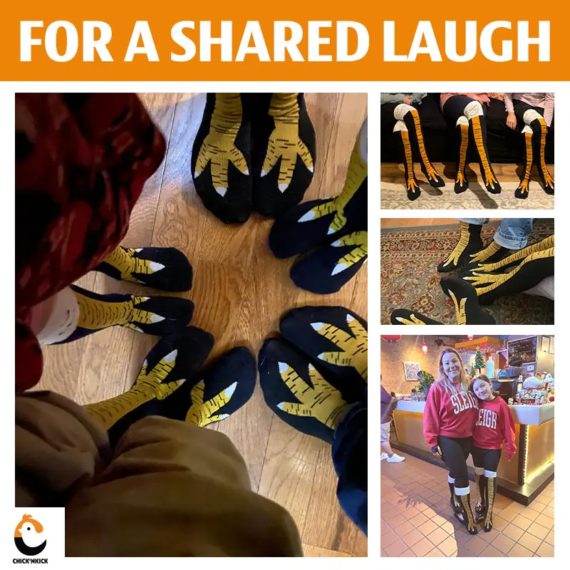 Chick'nKick - Funny Chicken Leg Socks