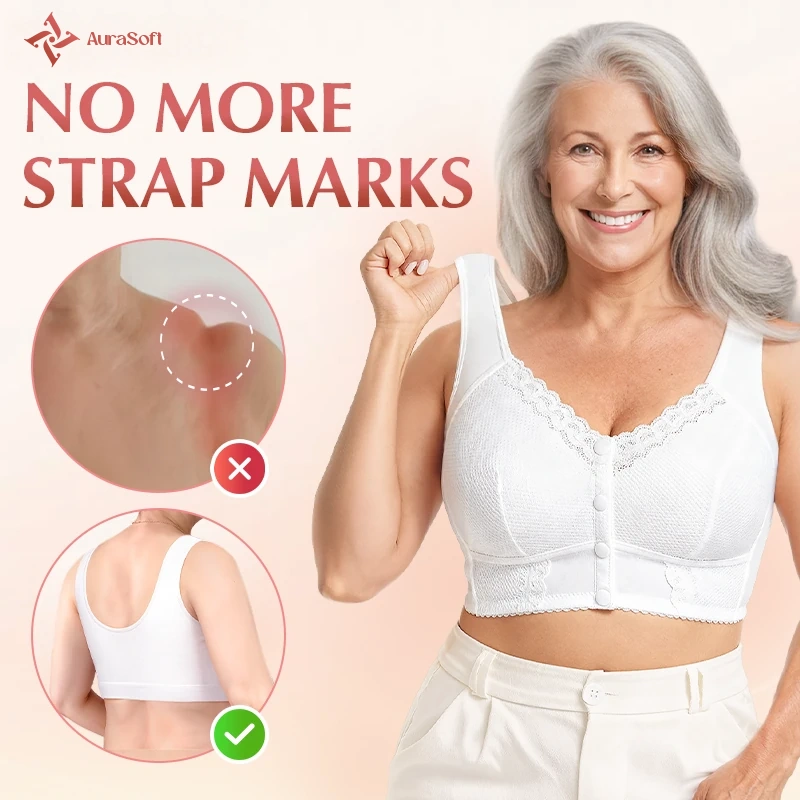 AuraSoft - LAST DAY SALE 70% OFF - Front Closure Breathable Bra for Seniors