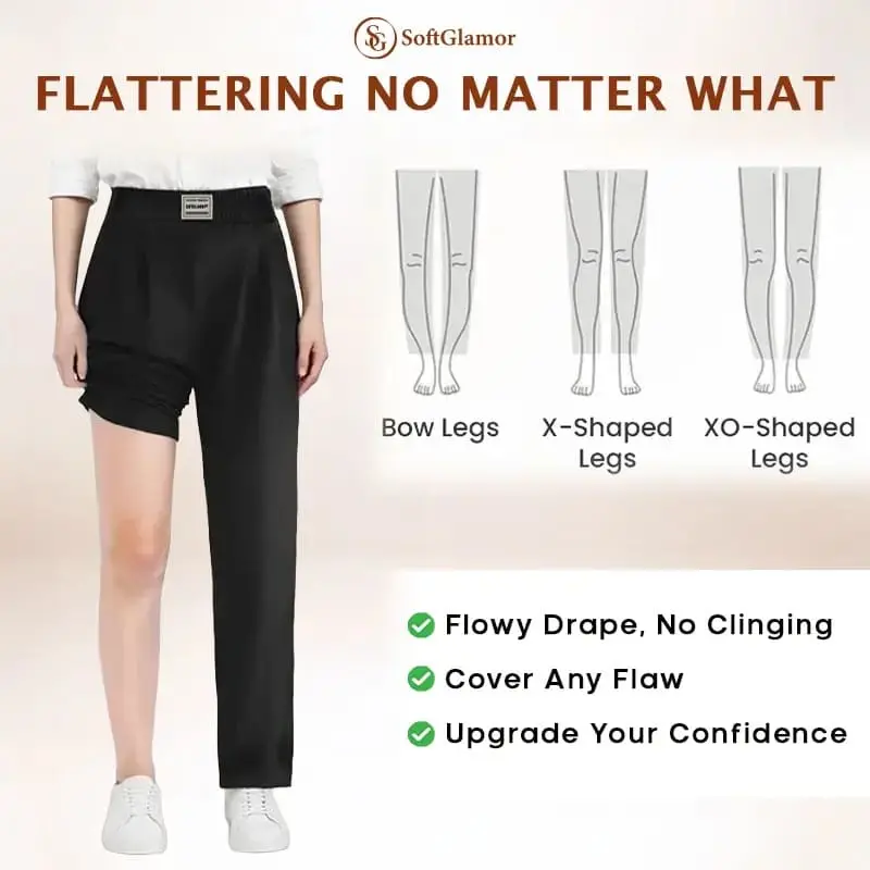 SoftGlamor - LAST DAY SALE 70% OFF - Women's Ultra Soft Perfect Drape Pull-On Pants