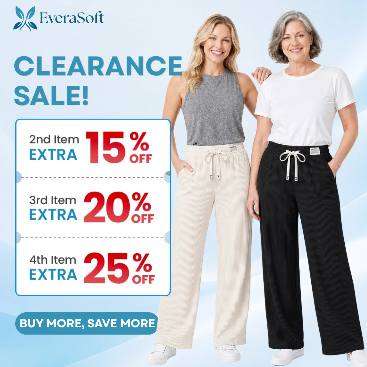 EveraSoft - LAST DAY 70% OFF - Women's Ultra Soft Perfect Drape Pull-On Pants
