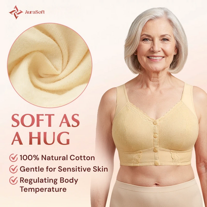 AuraSoft - LAST DAY SALE 70% OFF - Front Closure Breathable Bra for Seniors