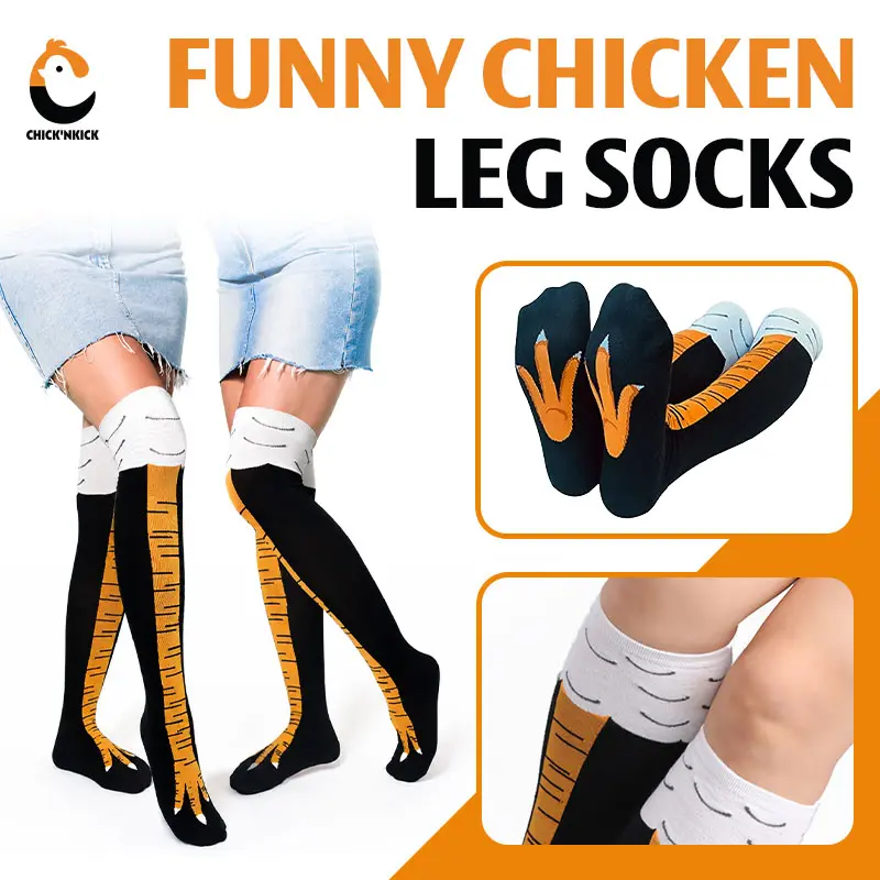 Chick'nKick - Funny Chicken Leg Socks