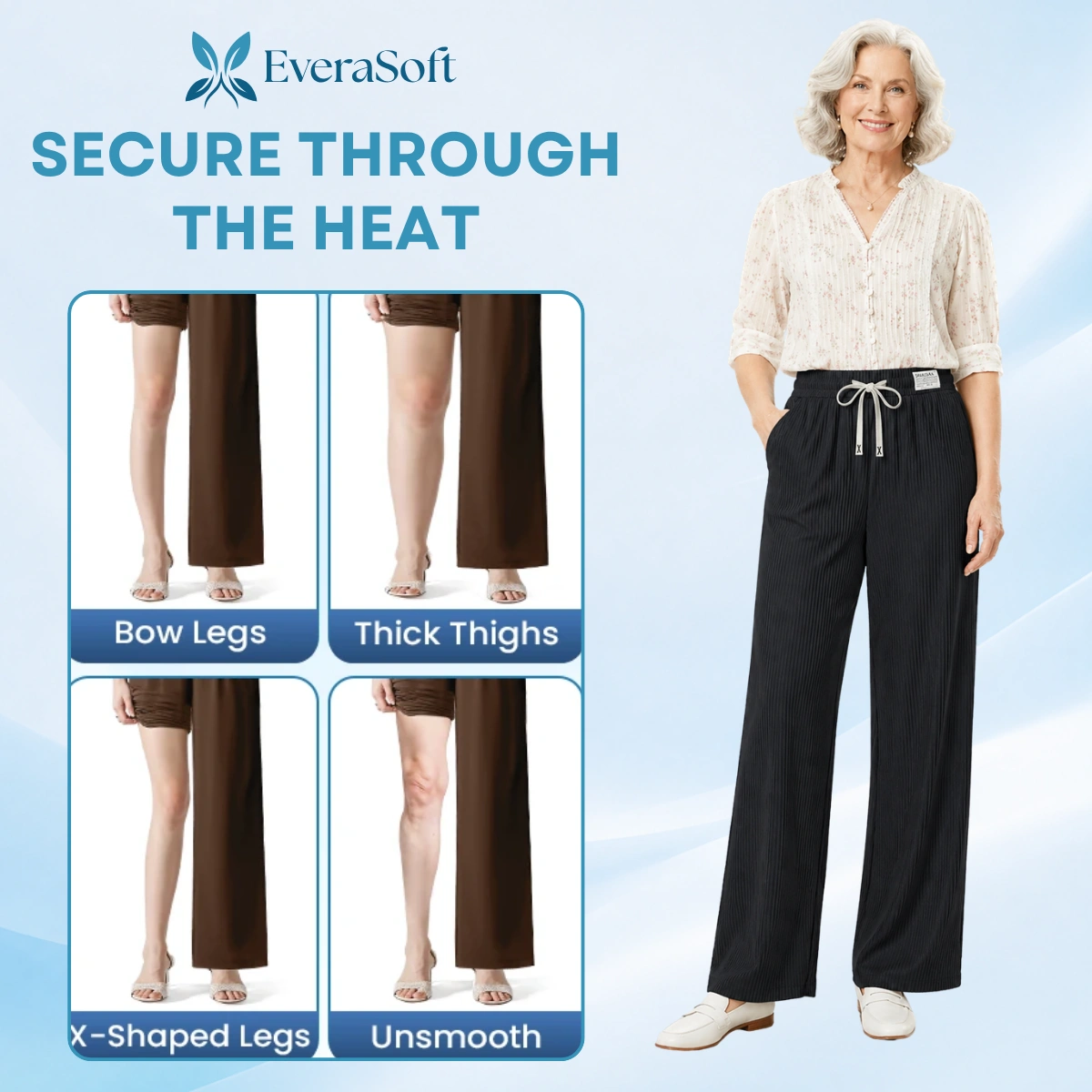 EveraSoft - LAST DAY 70% OFF - Women's Ultra Soft Perfect Drape Pull-On Pants