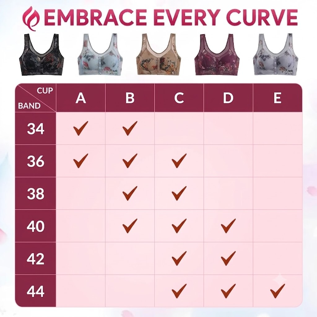 ComfyLara - Instant Cool & Easy-Snap Bra For Seniors
