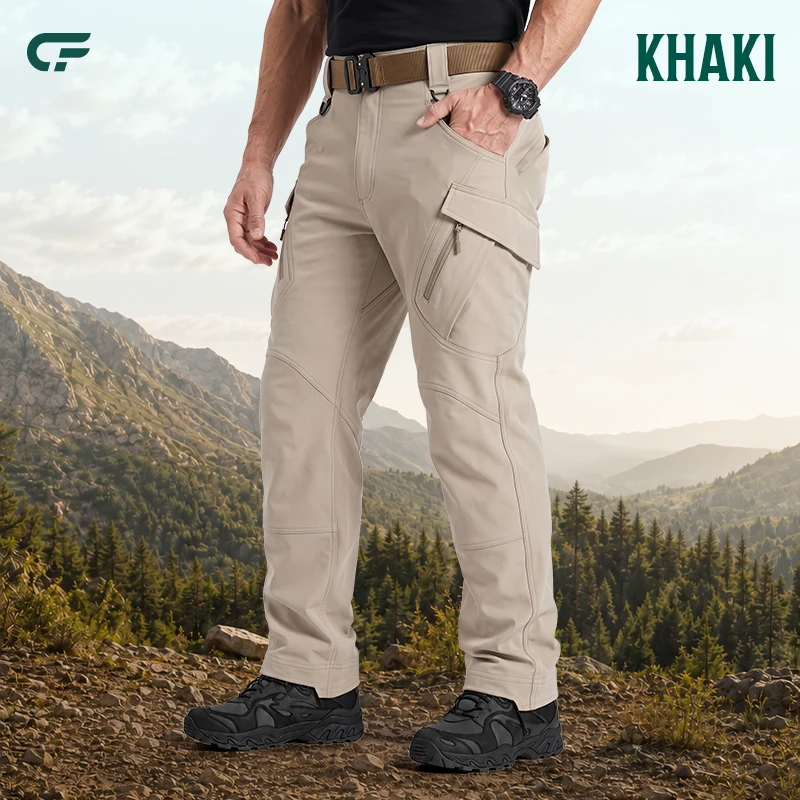 FlexCamo - Men's 9-Pocket Straight Fit Tactical Waterproof Pants