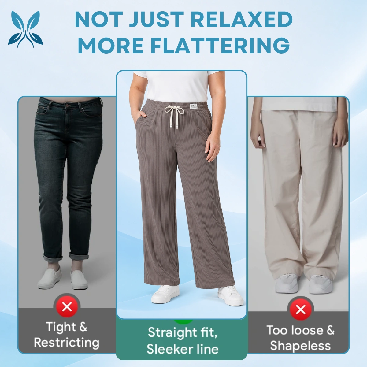 EveraSoft - LAST DAY 70% OFF - Women's Ultra Soft Perfect Drape Pull-On Pants