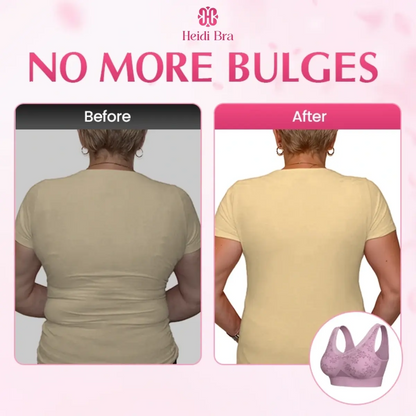 Heidi Bra - LAST DAY 70% OFF - Pure Cotton Buttonless Comfy Lifting Bra