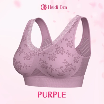 Heidi Bra - LAST DAY 70% OFF - Pure Cotton Buttonless Comfy Lifting Bra