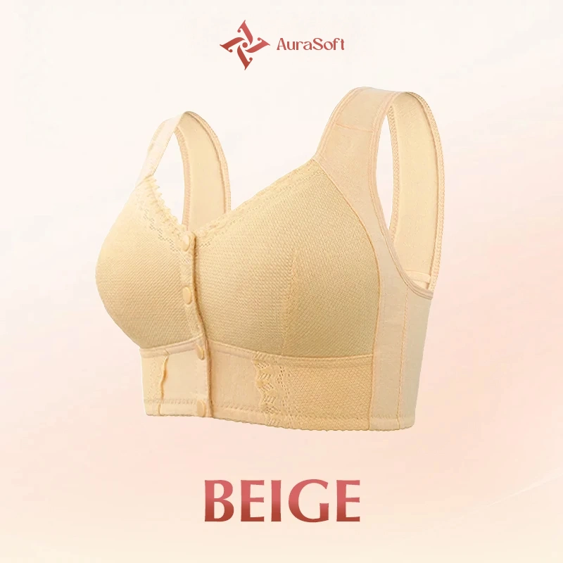 AuraSoft - LAST DAY SALE 70% OFF - Front Closure Breathable Bra for Seniors