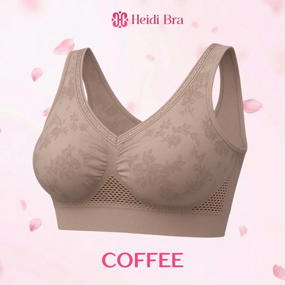 Heidi Bra - LAST DAY 70% OFF - Pure Cotton Buttonless Comfy Lifting Bra