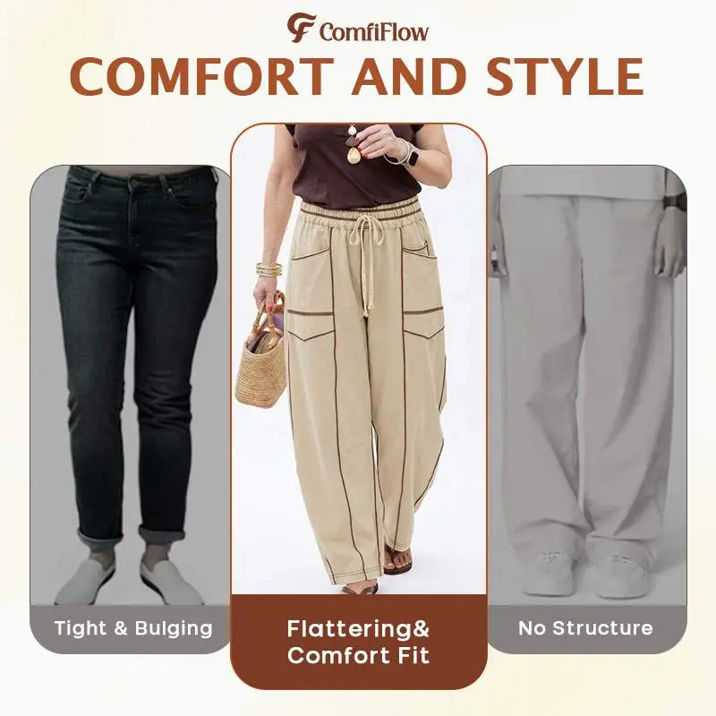 ComfiFlow - Women's Lightweight Soft Barrel Pants