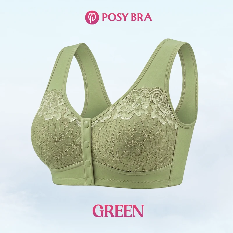 Posy Bra - Comfortable Front Closure Cotton Shaping Bra for Seniors