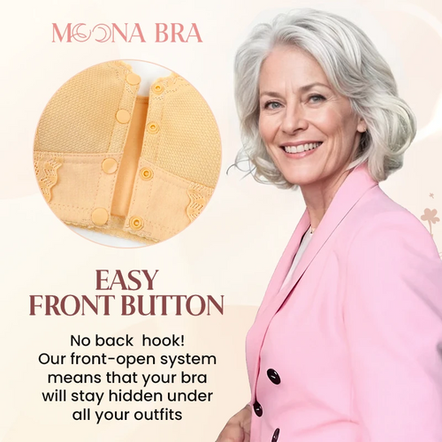 Moona Bra - Front Closure Breathable Bra for Seniors