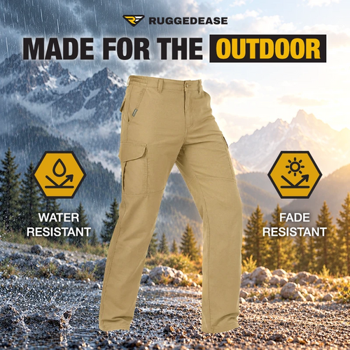 RuggedEase - Men's Comfort Flex Waist Utility Cargo Pants