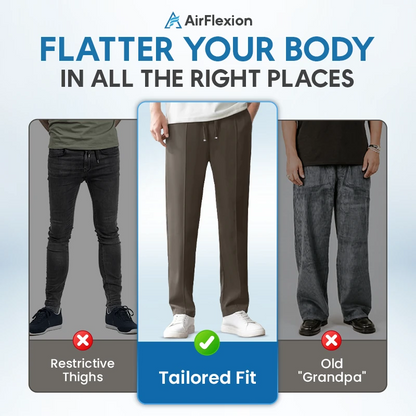 AirFlexion - LAST DAY 70% OFF - Pull On Stretch Relaxed Fit Smart Casual Pants