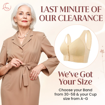 Moona Bra - Front Closure Breathable Bra for Seniors