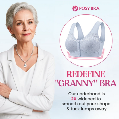Posy Bra - Comfortable Front Closure Cotton Shaping Bra for Seniors